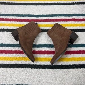 Rag & bone suede brown ankle booties rover style size 36